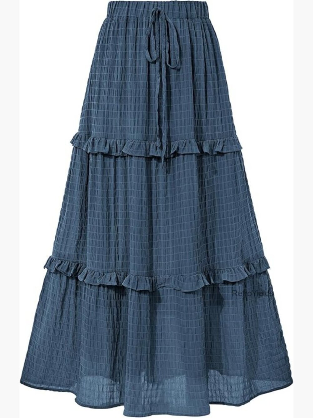 Elegant High Waist Flared A-Line Midi Skirt for Women - Picture 1 of 7